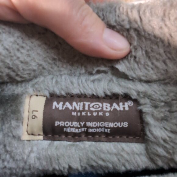 Manitobah Mukluks White Rabbit Fur Leather Winter Boots – Women’s Size 6 - Picture 11 of 14